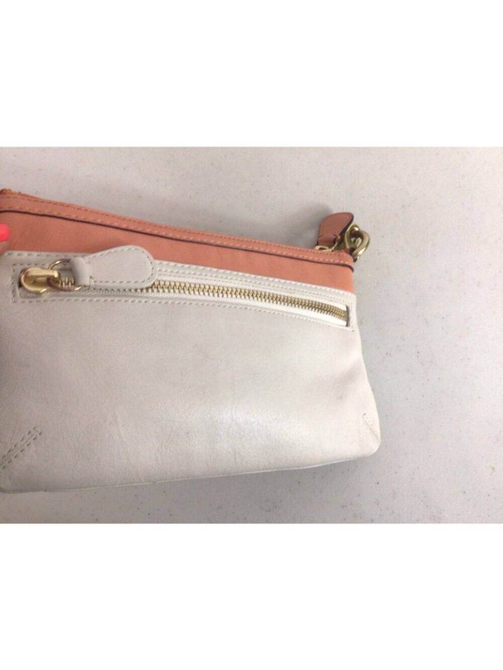 Coach Vintage Legacy Stripe Limited Large Wristlet Clutch Brass Rare - Picture 5 of 9